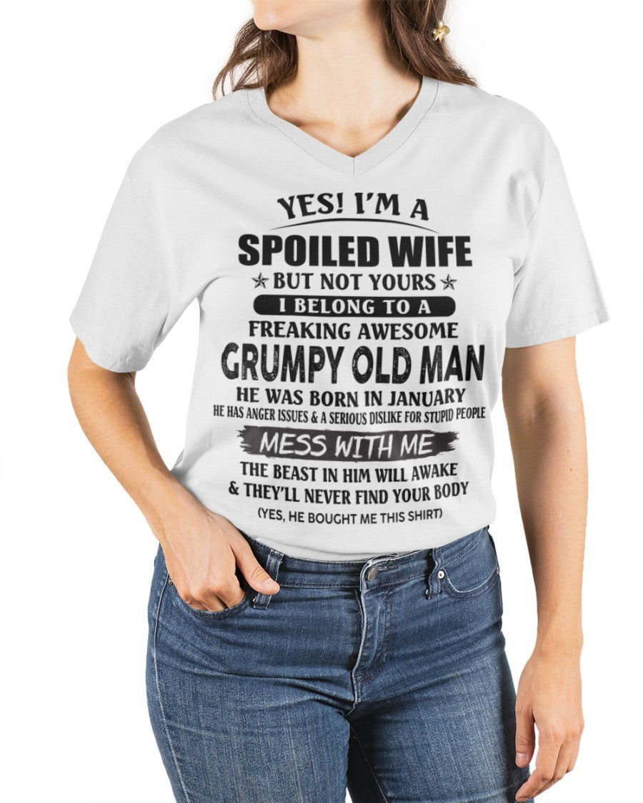 Grumpy Old Man January ��� Perfect gift for your wife From Husband ��� HLT01 (