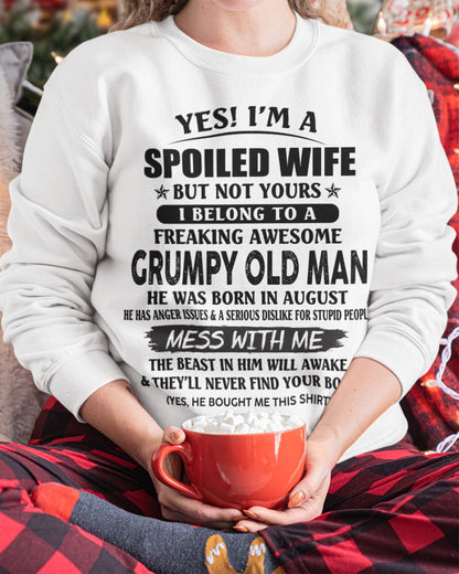 Grumpy Old Man August ��� Perfect gift for wife From Husband ��� HLT08 (