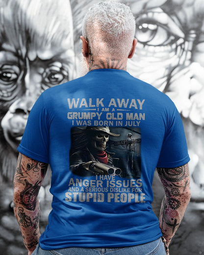 July - Grumpy Old Man T-Shirt – Bold, Strong Personality, Perfect Gift For Men - HLT07 (SKU08-29-07)
