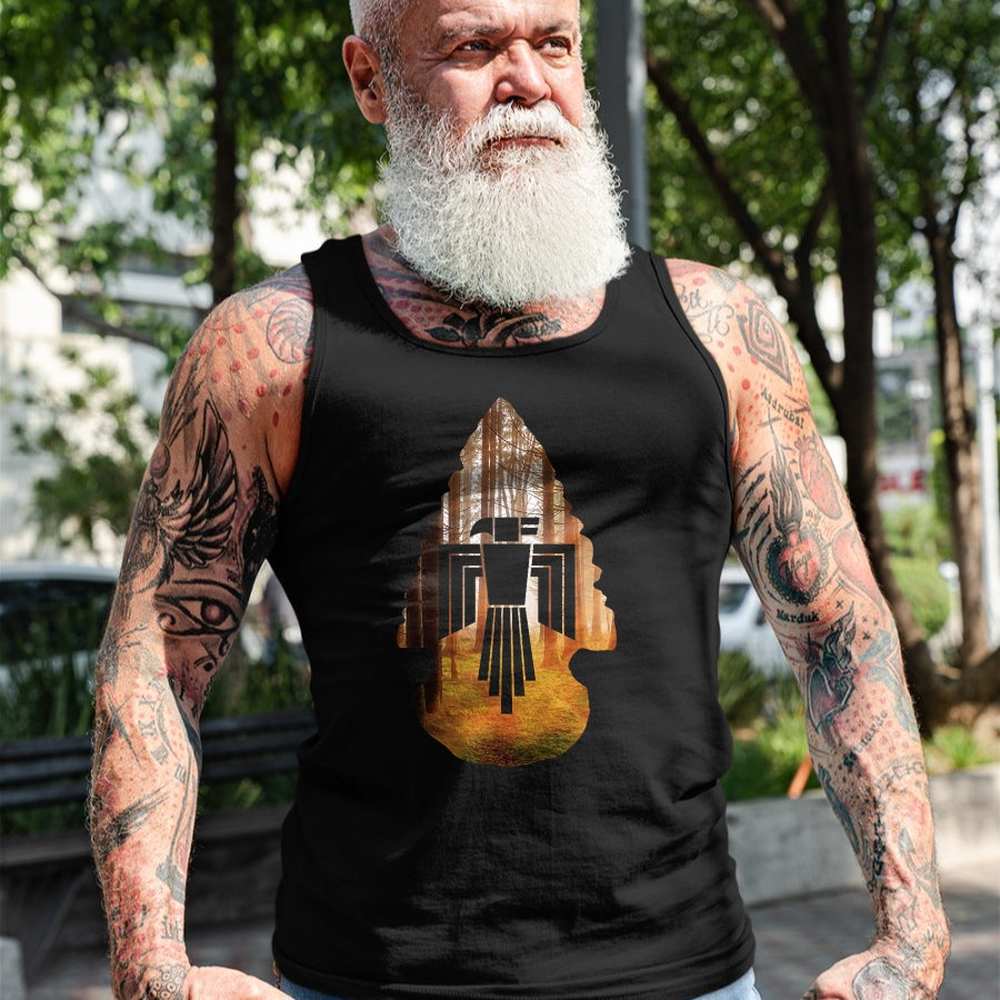 Native American T-Shirts, Vintage Native American Unisex T-Shirt/Hoodie/Sweatshirt HLT00 - Native Arrowhead Eagle American T Shirt T-Shirt
