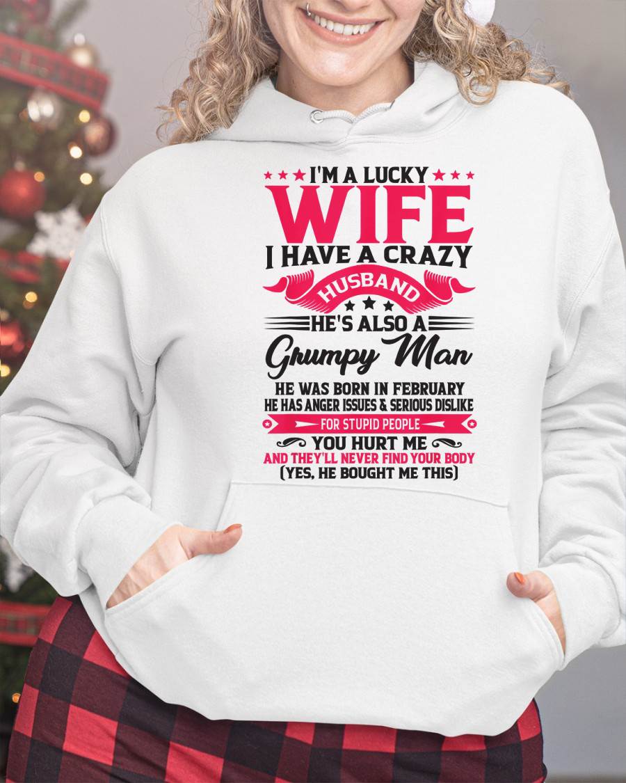 FEBRUARY - TO MY WIFE - I'M A LUCKY WIFE - GIFT FROM HUSBAND - HLT02 (SKU10-136-02)