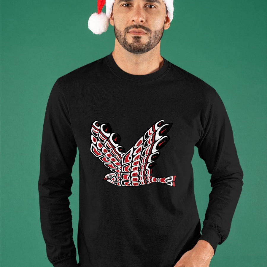 Native American T-Shirts, Vintage Native American Unisex T-Shirt/Hoodie/Sweatshirt HLT00 - Pacific Northwest tribe art Salmon Native american tribal T-Shirt