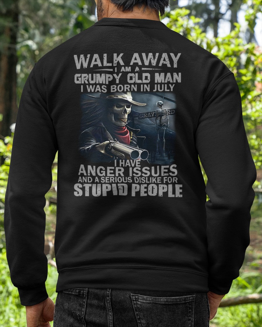 July - Grumpy Old Man T-Shirt – Bold, Strong Personality, Perfect Gift For Men - HLT07 (SKU08-29-07)