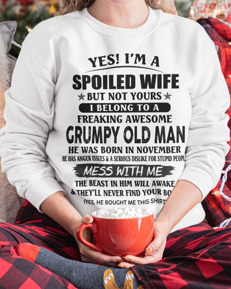 Grumpy Old Man November ��� Perfect gift for your wife From Husband ��� HLT11 (