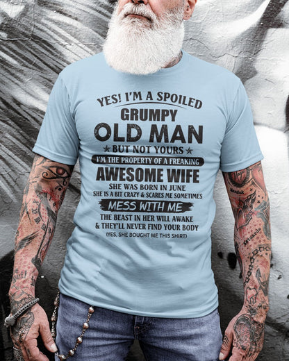 Awesome wife June - Perfect gift for your husband from wife  - kien06 (SKU96-68-06)