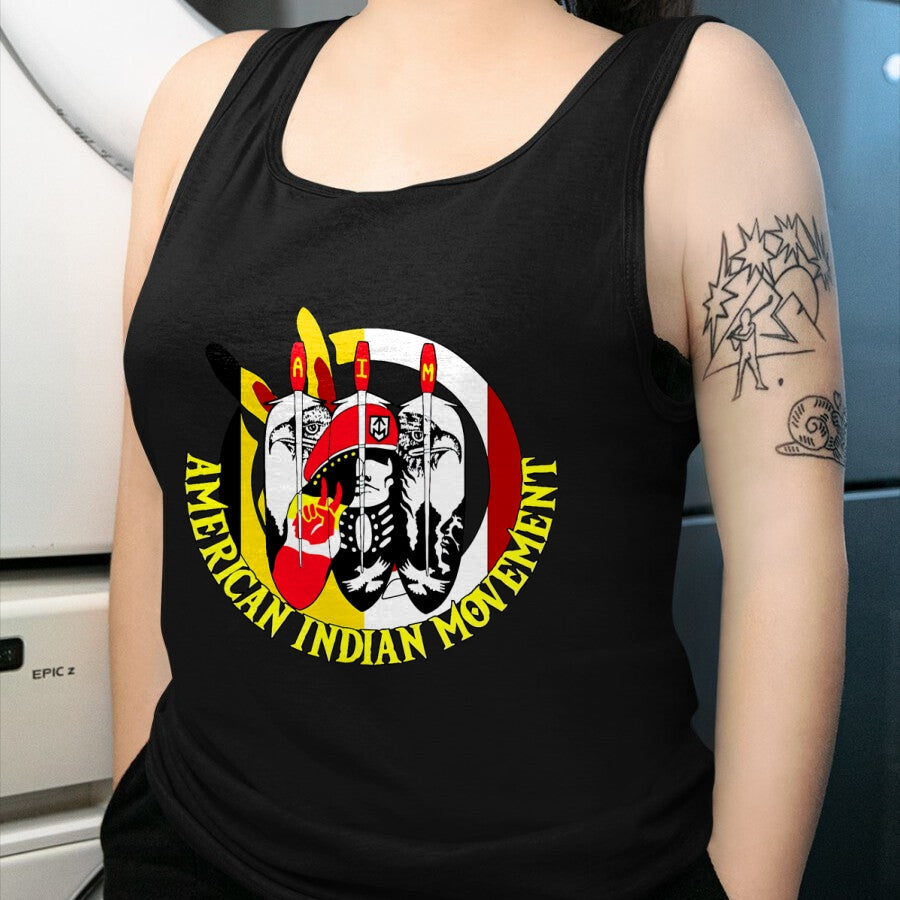 Native American T-Shirts, Vintage Native American Unisex T-Shirt/Hoodie/Sweatshirt HLT00 - Native American Pride Indian Movement T-Shirt