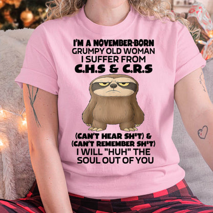 November - Grumpy Old Woman - Birrthday Gift For Women - HLT11 (SKU09-21-11)
