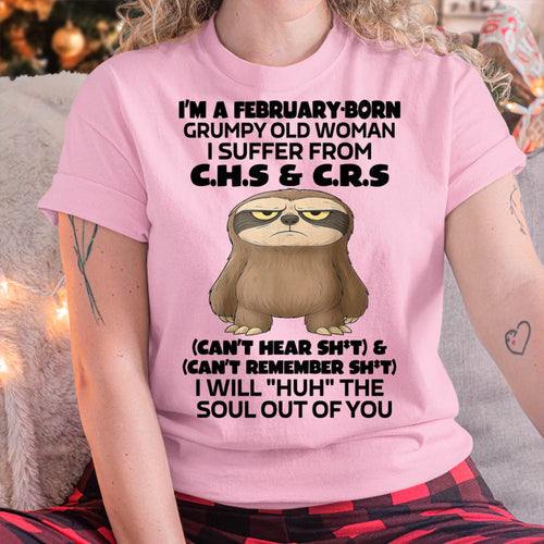 February - Grumpy Old Woman - Birrthday Gift For Women - HLT02 (SKU09-21-02)