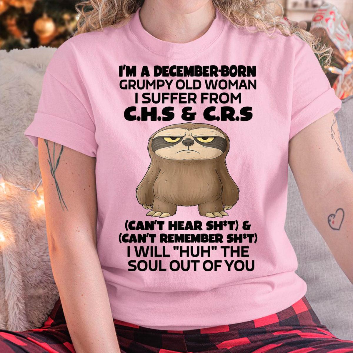 December - Grumpy Old Woman - Birrthday Gift For Women - HLT12 (SKU09-21-12)
