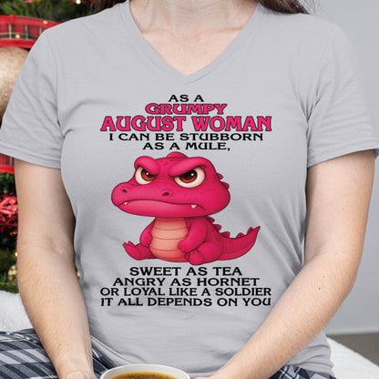 August - Grumpy Old Woman - Perfect Gift For Women - HLT08 (SKU09-31-08)