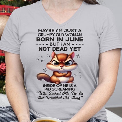June - Grumpy Old Woman - Birrthday Gift For Women - HLT06 (SKU09-22-06)