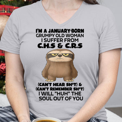 January - Grumpy Old Woman - Birrthday Gift For Women - HLT01 (SKU09-21-01)