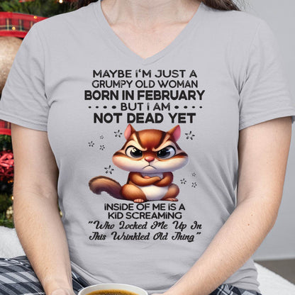 February - Grumpy Old Woman - Birrthday Gift For Women - HLT02 (SKU09-22-02)